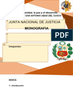 Monografia (JUNTA NACIONAL DE JUSTICIA)