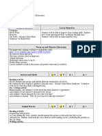 Edited Reading, Writing Lesson Plan