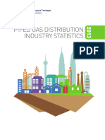 Piped Gas Distribution Industry Statistics - 2013