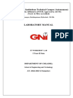 It Workshop Lab Manual