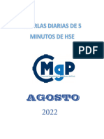 Charlas de 05 Minutos - Agosto 2022