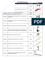 IEC Tools Price List 2023