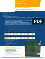 Pedestal 500 Kva Clase 15 y 25 KV