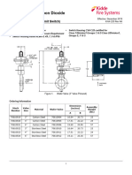 Kidde CARDOX Low Pressure Carbon Dioxide Wafer Valve With Explosion Proof Limit Switch K-64-220 AA