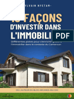 13 Façons D'investir Dans L'immobilier Au Cameroun V2 PDF