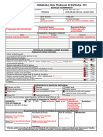 FOR-GQ-380 Permissão para Trabalho de Entrada - PTE - Espaço Confinado REV 00 - PREENCHIDO EXEMPLO