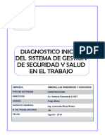 Formato de Evaluacion de Linea Base SST