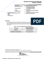 Tms320C28X Instruction Set Simulator Technical Overview: Description