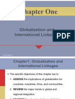 Chapter One: Globalization and International Linkages