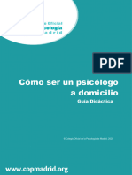 Guía Didáctica Del Curso Cómo Ser Un Psicólogo A Domicilio