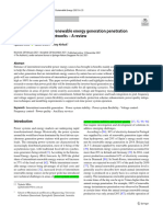 Impact of Intermittent Renewable Energy Generation Penetration On The Power System Networks - A Review