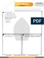 Examen Bimestral Aritmetica 4°