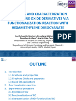 SYNTHESIS AND CHARACTERIZATION OF GRAPHENE OXIDE - Powerpoint