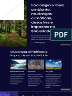 Sociologia e Meio Ambiente Mudancas Climaticas Desastres e Impactos Na Sociedade