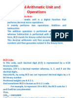 Decimal Arithmetic Unit