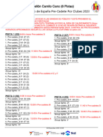 Sorteos Cto. Esp. Autonomico, Clubes, Freestyle, Parapoomsae.