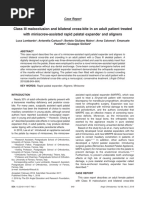 Class III Malocclusion and Bilateral Cross-Bite in An Adult Patient Treated With Miniscrew-Assisted Rapid Palatal Expander and Aligners