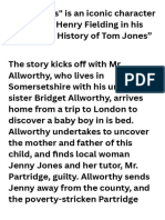 Summary Tom Jones