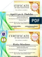 Conduct Certificates