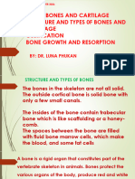 Unit 2: Bones and Cartilage Structure and Types 0F Bones and Cartilage Ossification Bone Growth and Resorption