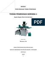 Modul Teknik Pemesinan Gerinda 1