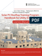 01 Solar PV Rooftop Training Program - Handbook For Utility Engineers