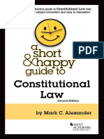 A Short Amp Happy Guide To Constitutional Law 9780314286055