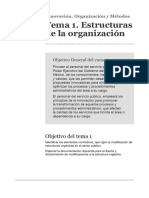 TEMA 1. Estructuras de La Organización PDF