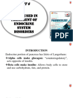 Pharmacology Volume 1 Unit 6 Endocrine