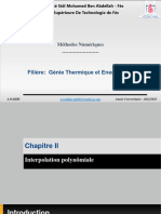 Chap 2 Interpolation Polynomiale