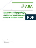 Conversion of Biomass Boiler Emission Data Rep Issue1