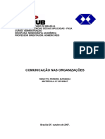 Comunicação Nas Organizações