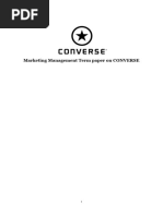 Marketing Management Term Paper On CONVE