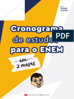 Cronograma ENEM 2 Meses - Rafael Duarte