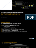 2022 SAC Business Intelligence BTP Solution Fundamentals Partners