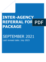 Inter-Agency Referral Form Package International 