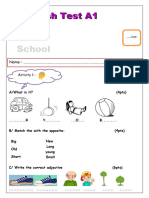 A1 For Kids My Test