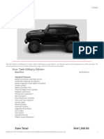 Rezvani Tanke Militar Edition Configuration