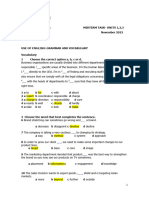 Midterm Task - Units 1,2,3-Be I