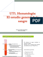 UT 1. Hematología - El Estudio General de La Sangre