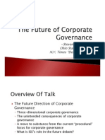 The Future of Corporate Governance