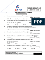 2023 - April PYQ Maths April Chapterwise