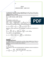 Solución EBAU CyL Física 2023 Junio Opción AB V2