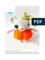 Souris Citrouille Zombie Amigurumi PDF Patron Gratuit