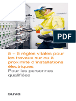 5 + 5 Règles Vitales Pour Les Travaux Sur Ou À Proximité D'installations Électriques