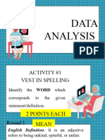 Edited Data Analysis