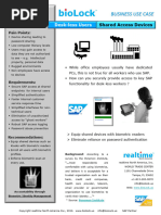 Business Use Case SAP Shared Devices