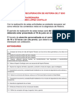 Actividades de Recuperacion de Historia. 2oeso