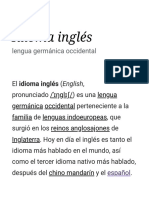 Idioma Inglés - Wikipedia, La Enciclopedia Libre