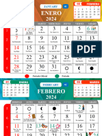 Calendario 2024 MENSUAL